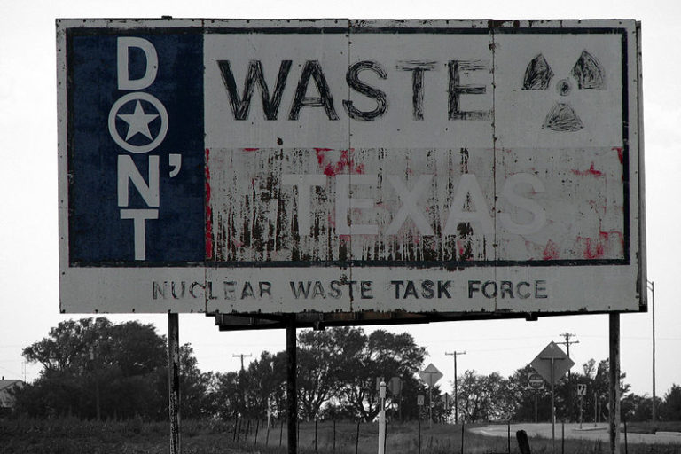 Texas Ag Department and Nuclear Waste People's History in Texas