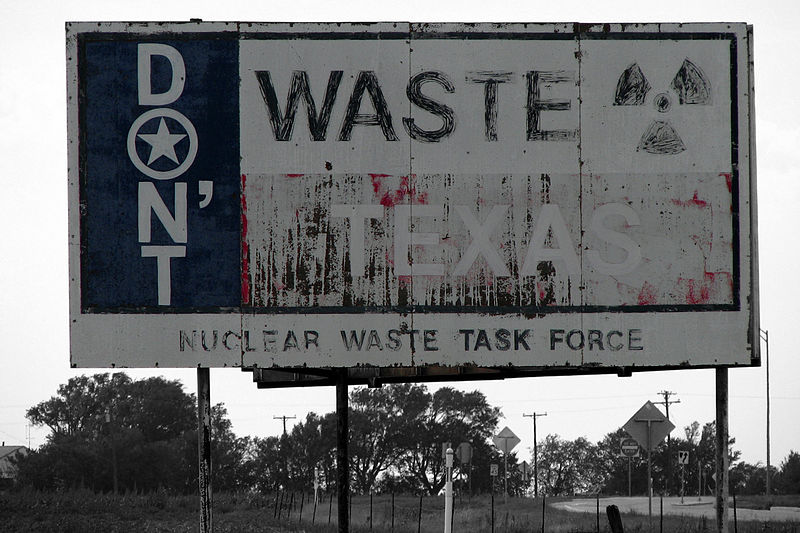 Texas Ag Department and Nuclear Waste